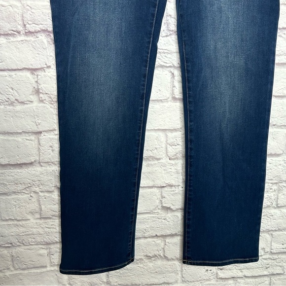 Betabrand Straight Leg Mid Rise Denim Jeans - Picture 6 of 11